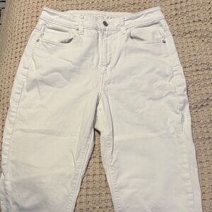 American Eagle Outfitters White Mom Jean